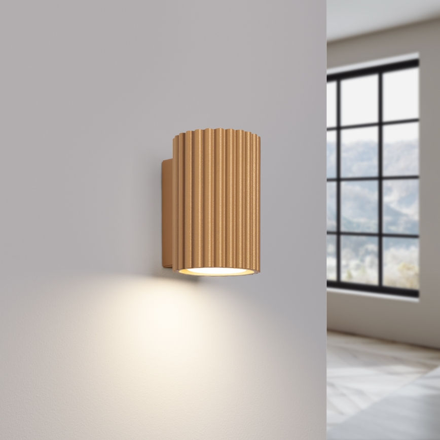 Sienas lampa KARBON 1xGU10/10W/230V zelta