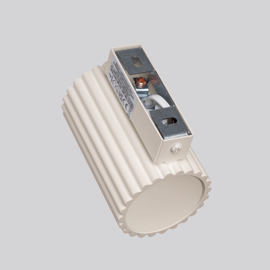 Sienas lampa KARBON 1xGU10/10W/230V krēmkrāsa