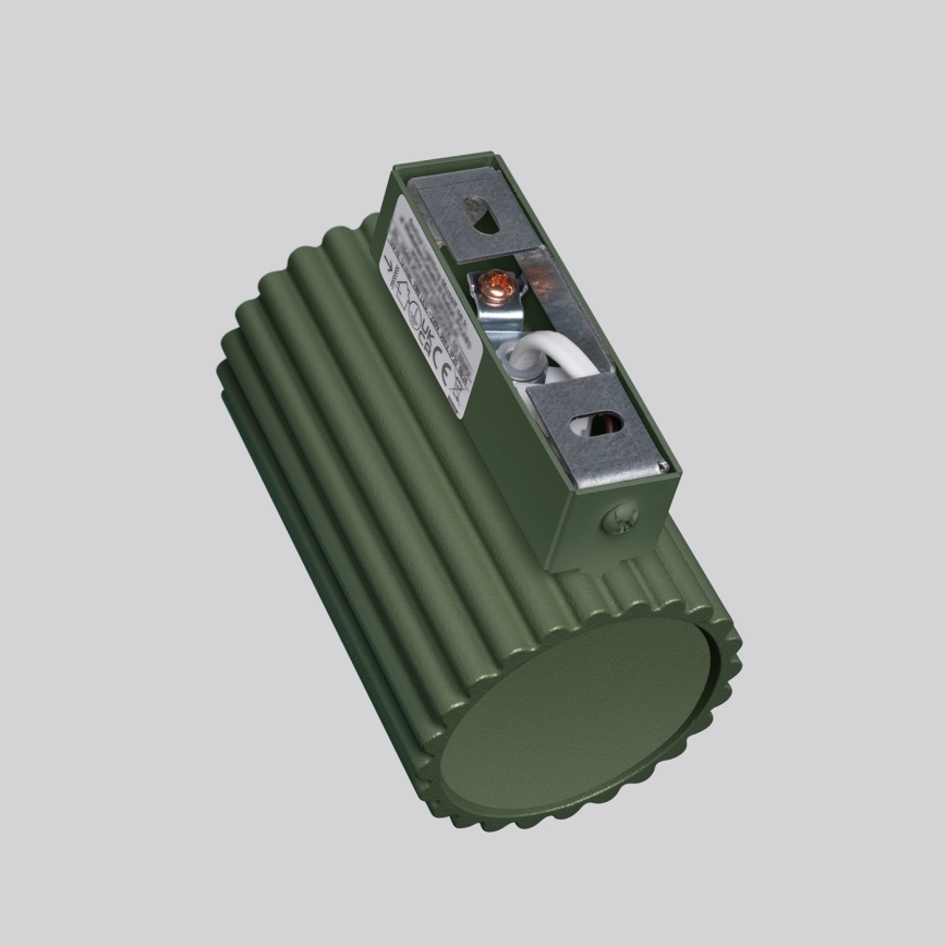 Sienas lampa KARBON 1xGU10/10W/230V zaļa