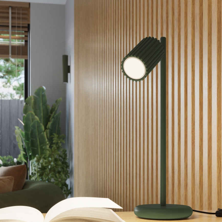 Sienas lampa KARBON 2xGU10/10W/230V zaļa