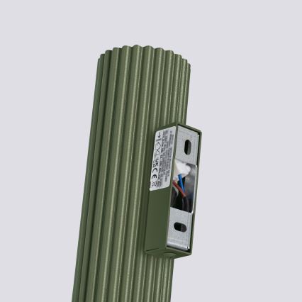 Sienas lampa KARBON 2xGU10/10W/230V zaļa
