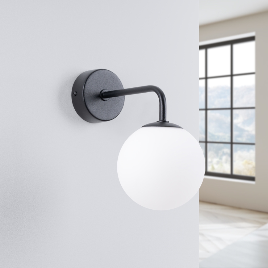 Sienas lampa ASTRAL 1xG9/8W/230V melna