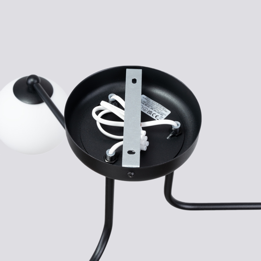 Lustra ar stieni ASTRAL 3xG9/8W/230V melna