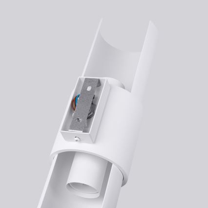 Sienas lampa FLASH 2xE27/15W/230V balta
