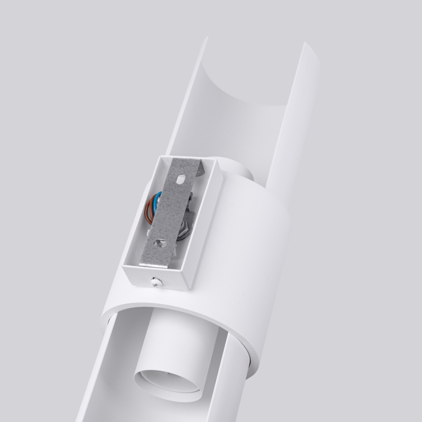 Sienas lampa FLASH 2xE27/15W/230V balta
