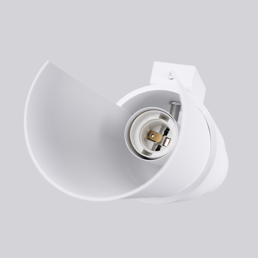 Sienas lampa FLASH 2xE27/15W/230V balta