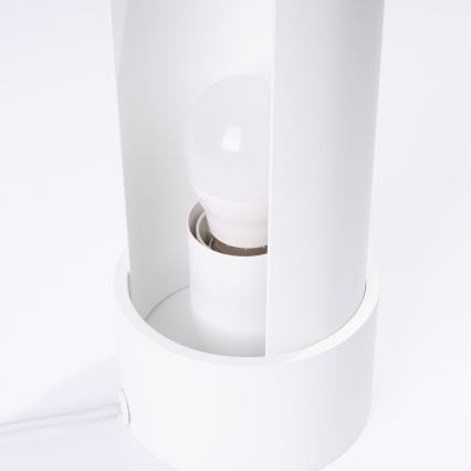 Galda lampa FLASH 1xE27/15W/230V balta