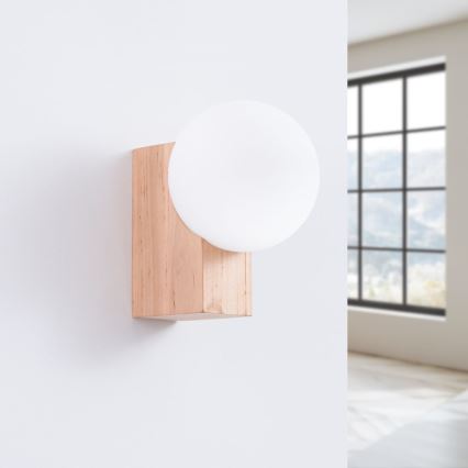 Sienas lampa BULBO 1xG9/8W/230V dižskābardis/balta