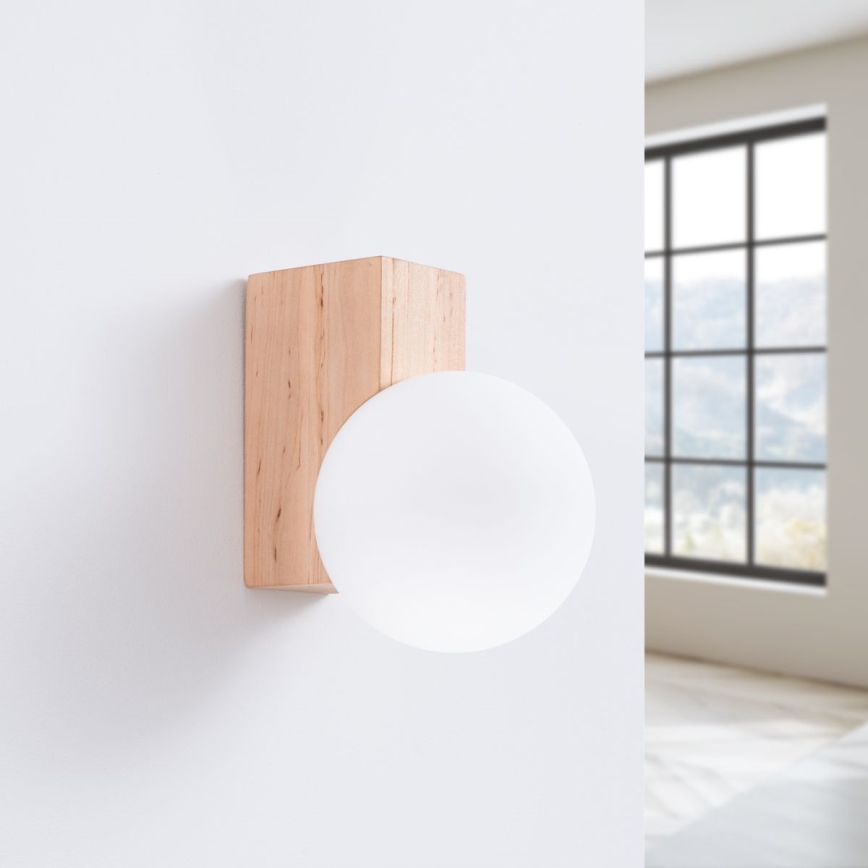 Sienas lampa BULBO 1xG9/8W/230V dižskābardis/balta