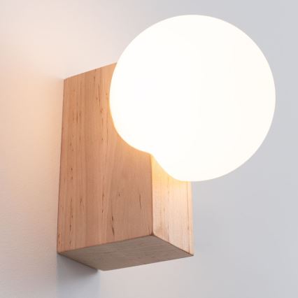Sienas lampa BULBO 1xG9/8W/230V dižskābardis/balta
