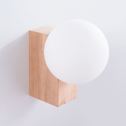 Sienas lampa BULBO 1xG9/8W/230V dižskābardis/balta