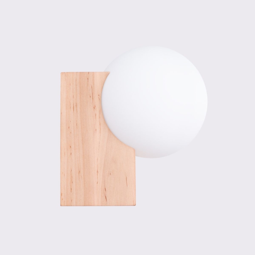 Sienas lampa BULBO 1xG9/8W/230V dižskābardis/balta