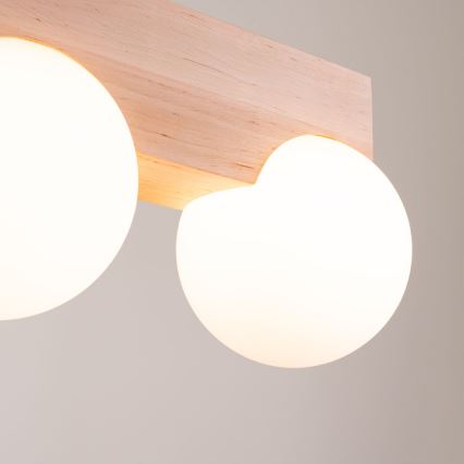 Griestu lampa BULBO 2xG9/8W/230V dižskābardis/balta
