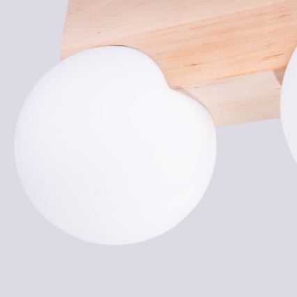Griestu lampa BULBO 2xG9/8W/230V dižskābardis/balta