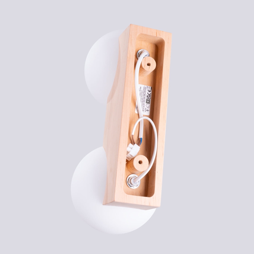 Griestu lampa BULBO 2xG9/8W/230V dižskābardis/balta