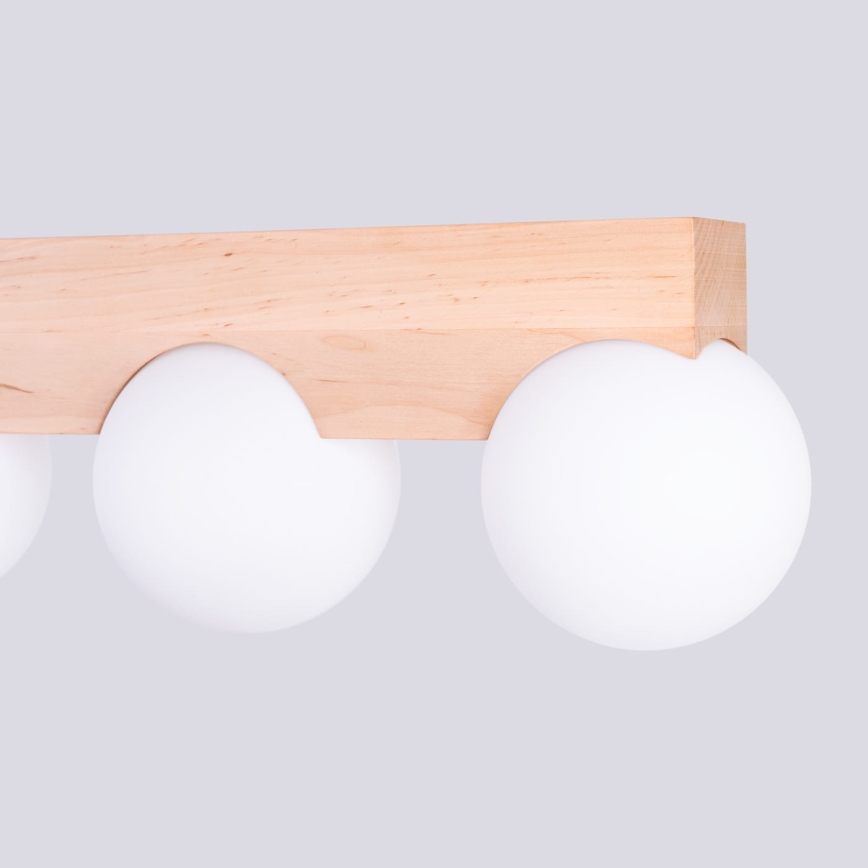 Griestu lampa BULBO 3xG9/8W/230V dižskābardis/balta