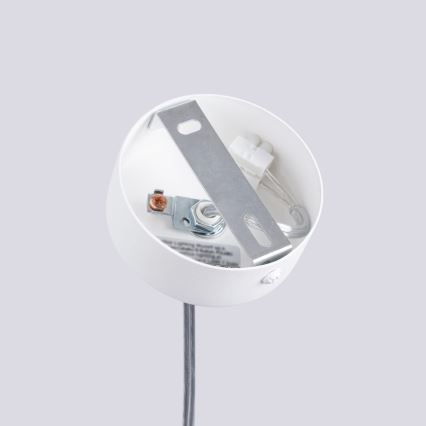 Lustra ar auklu LAMI 1xGU10/10W/230V balta