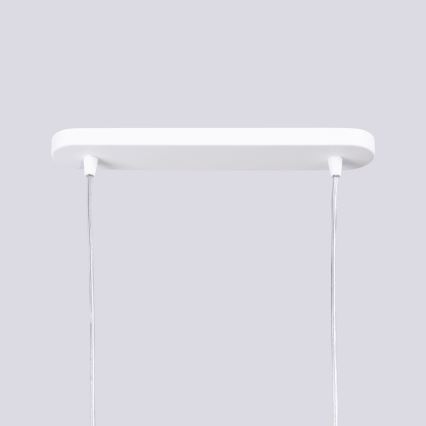 Lustra ar auklu LAMI 2xGU10/10W/230V balta