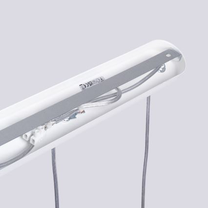 Lustra ar auklu LAMI 3xGU10/10W/230V balta
