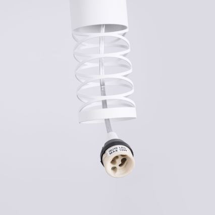 Lustra ar auklu LAMI 3xGU10/10W/230V balta
