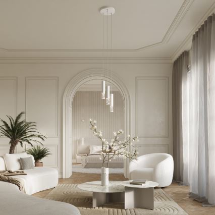 Sienas lampa LAMI 1xGU10/10W/230V balta