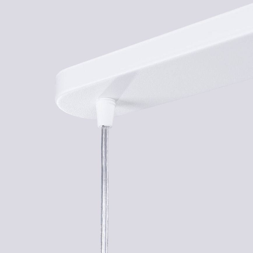 Lustra ar auklu LIRO 3xGU10/10W/230V balta