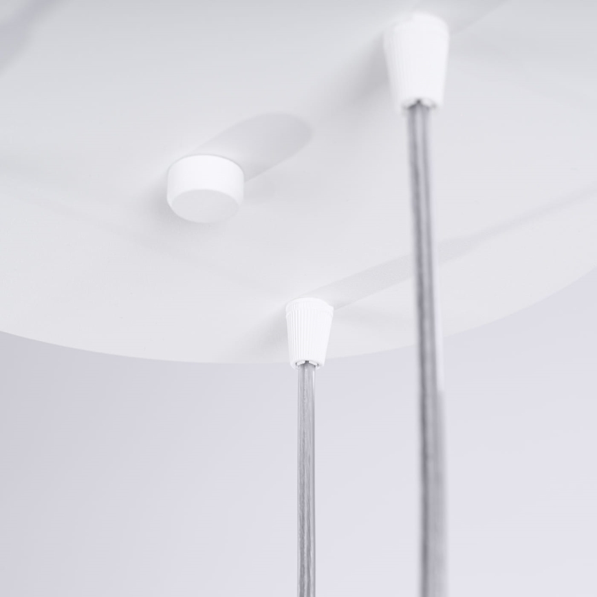 Lustra ar auklu LIRO 3xGU10/10W/230V balta