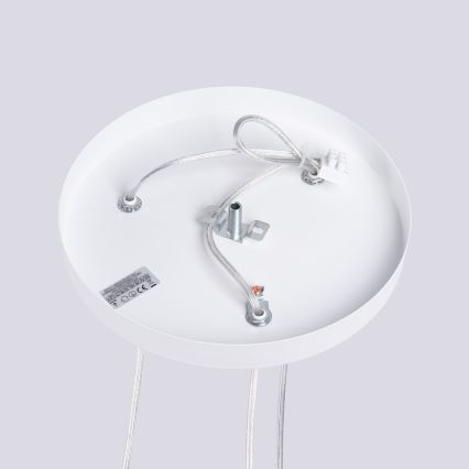 Lustra ar auklu LIRO 3xGU10/10W/230V balta