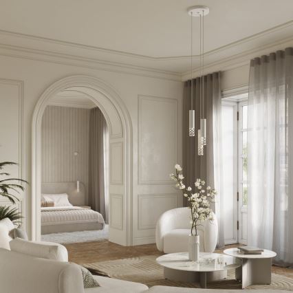 Sienas lampa LIRO 1xGU10/10W/230V balta