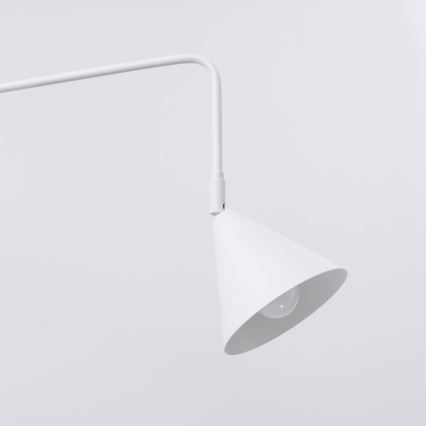 Sienas lampa NOX 1xE14/10W/230V balta