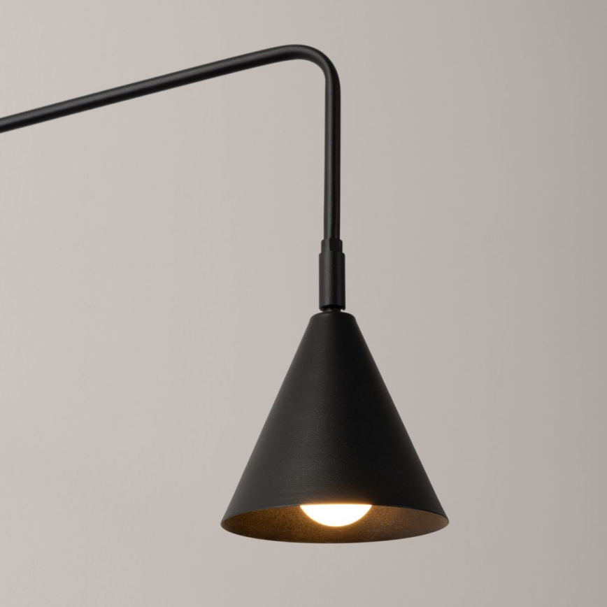 Sienas lampa NOX 1xE14/10W/230V melna