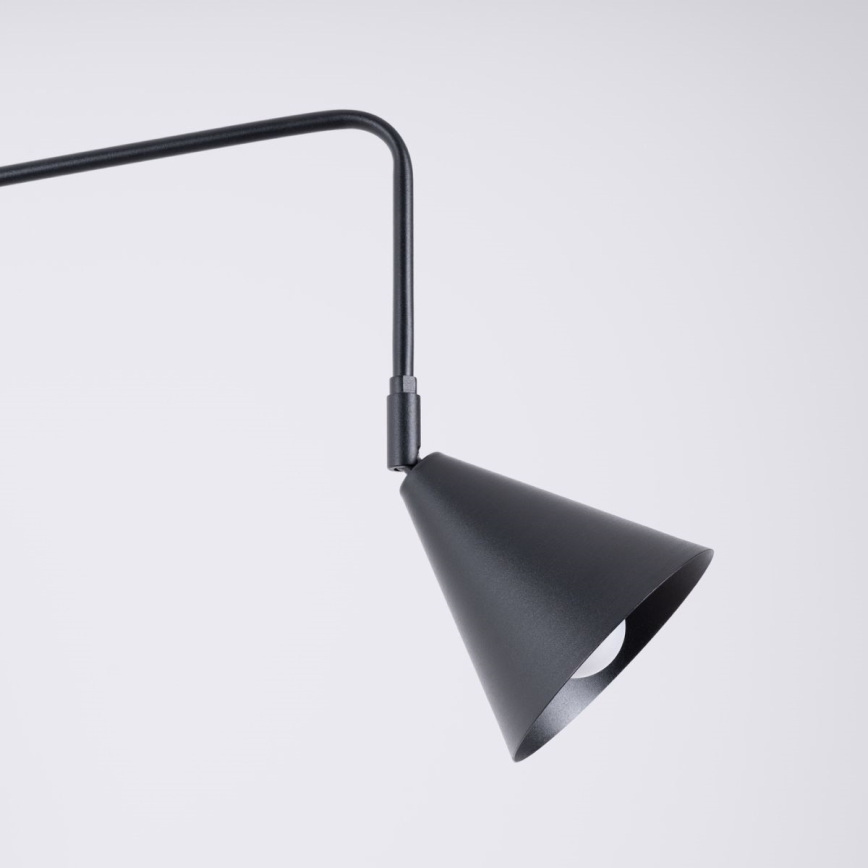 Sienas lampa NOX 1xE14/10W/230V melna