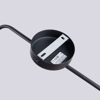 Sienas lampa NOX 1xE14/10W/230V melna