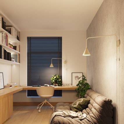 Sienas lampa NOX 1xE14/10W/230V krēmkrāsa