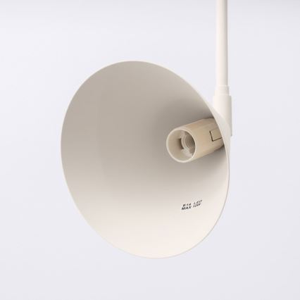 Sienas lampa NOX 1xE14/10W/230V krēmkrāsa