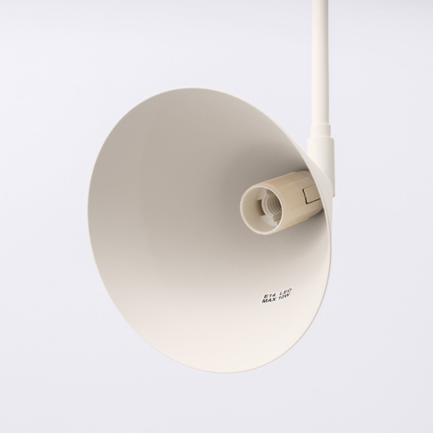 Sienas lampa NOX 1xE14/10W/230V krēmkrāsa