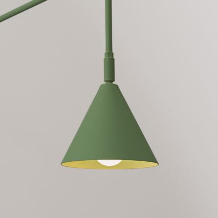 Sienas lampa NOX 1xE14/10W/230V zaļa