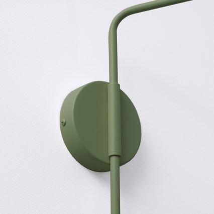Sienas lampa NOX 1xE14/10W/230V zaļa