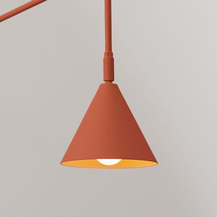 Sienas lampa NOX 1xE14/10W/230V oranža