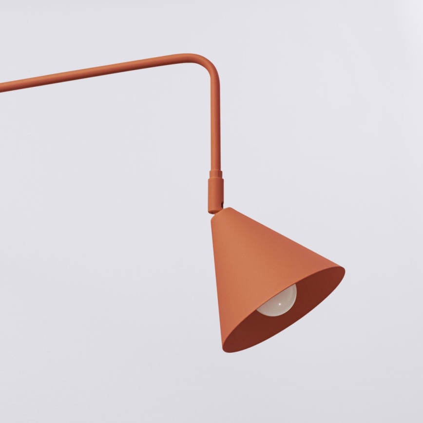 Sienas lampa NOX 1xE14/10W/230V oranža