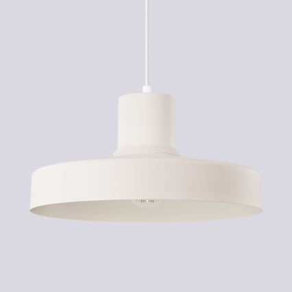 Lustra ar auklu BILO 1xE27/15W/230V d. 35 cm krēmkrāsa