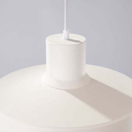 Lustra ar auklu BILO 1xE27/15W/230V d. 35 cm krēmkrāsa