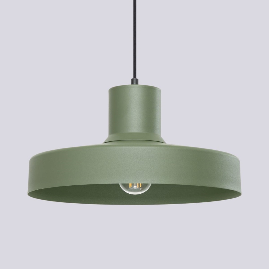 Lustra ar auklu BILO 1xE27/15W/230V d. 35 cm zaļa