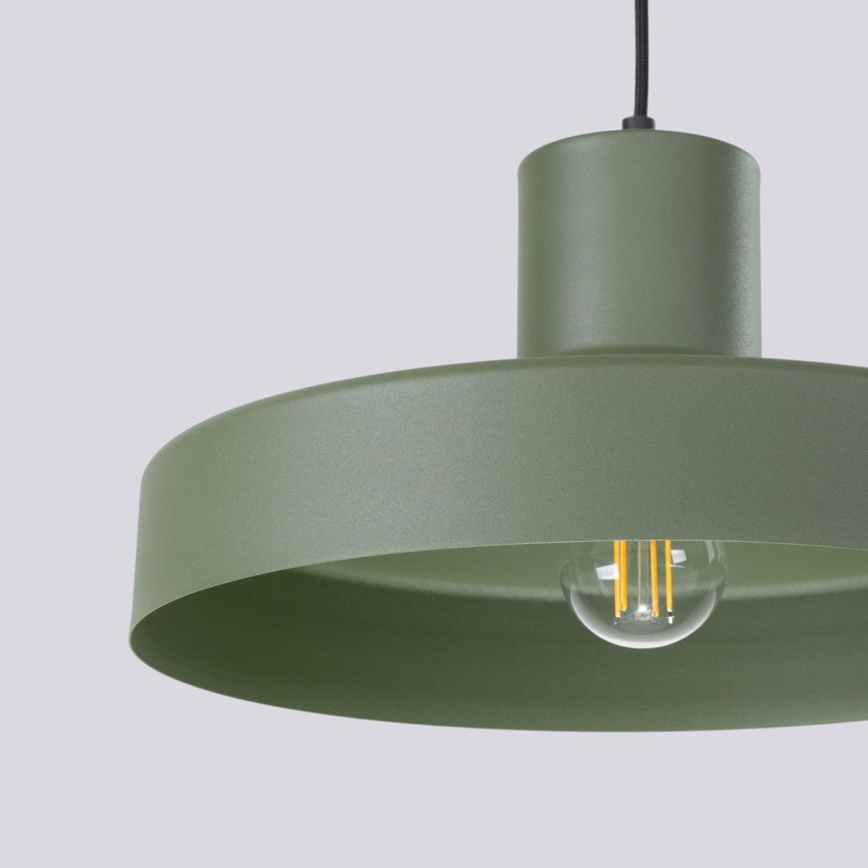 Lustra ar auklu BILO 1xE27/15W/230V d. 35 cm zaļa