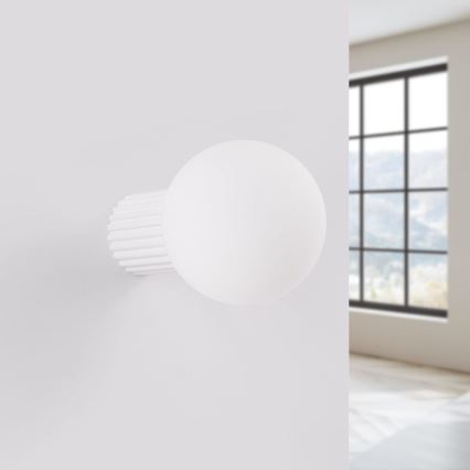 Vannas istabas sienas lampa HALO 1xG9/8W/230V d. 12 cm IP44 balta