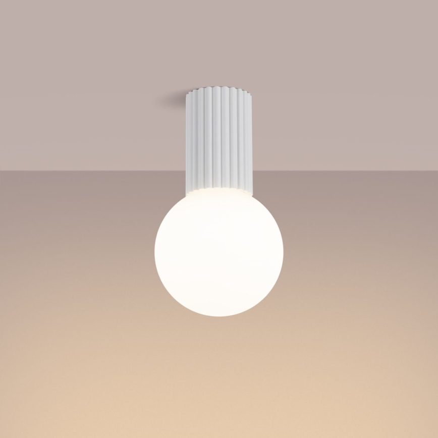 Vannas istabas griestu lampa HALO 1xG9/8W/230V d. 12 cm IP44 balta