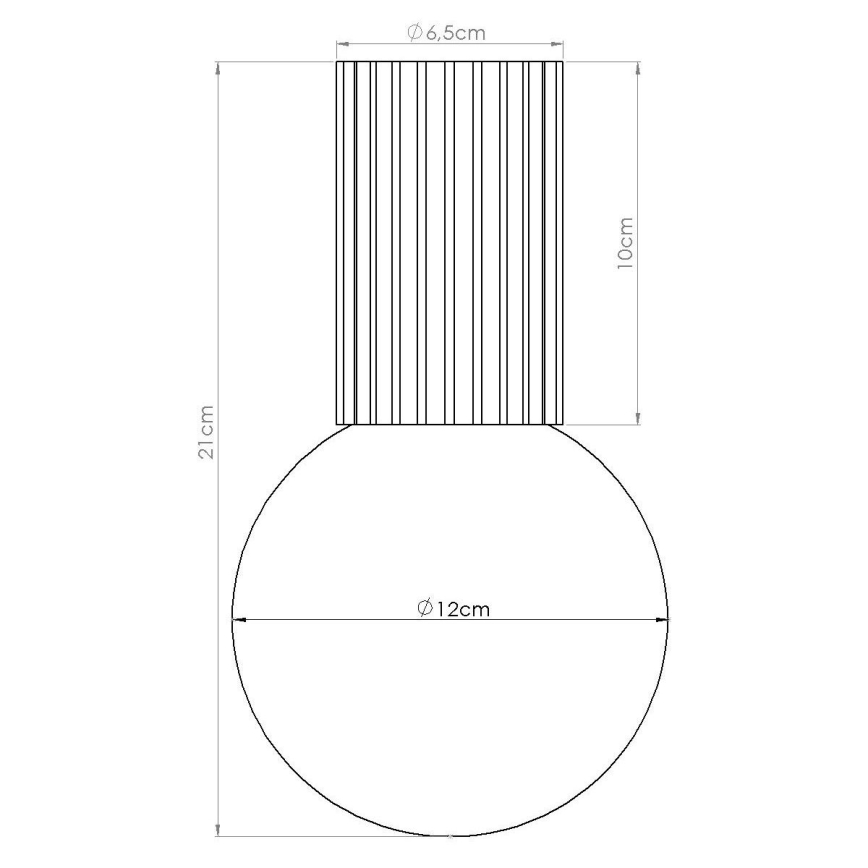 Vannas istabas griestu lampa HALO 1xG9/8W/230V d. 12 cm IP44 balta