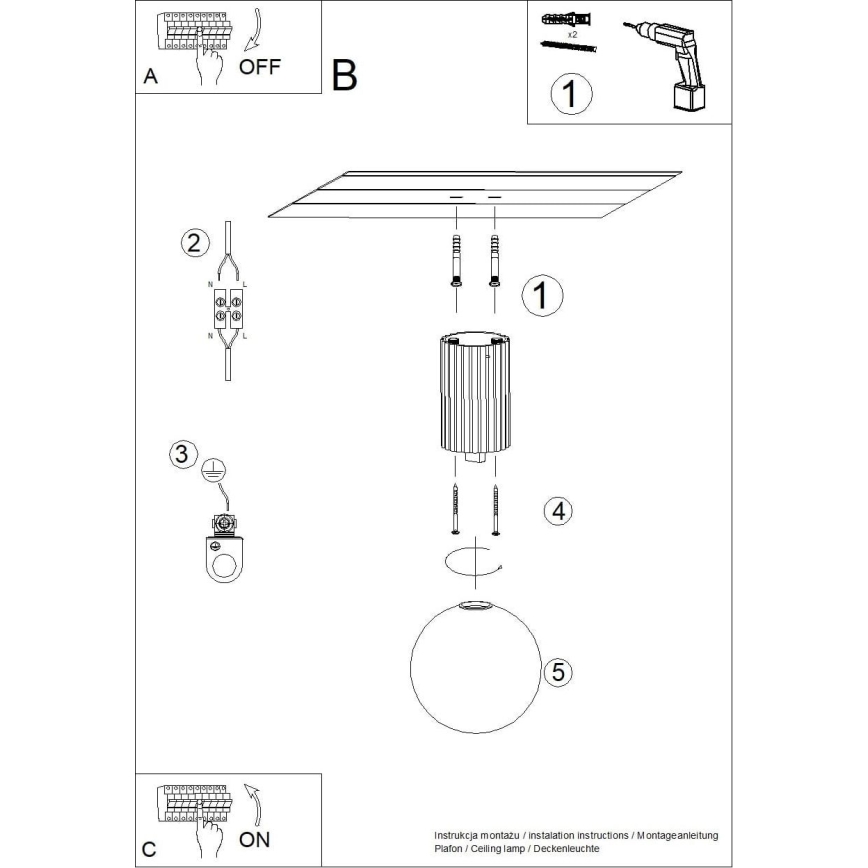 Vannas istabas griestu lampa HALO 1xG9/8W/230V d. 12 cm IP44 balta
