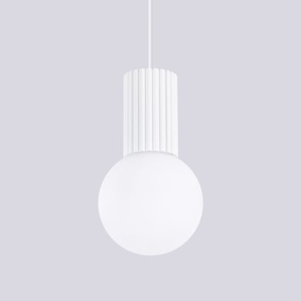 Lustra ar auklu HALO 1xG9/8W/230V d. 12 cm balta