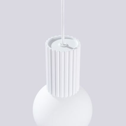 Lustra ar auklu HALO 1xG9/8W/230V d. 12 cm balta